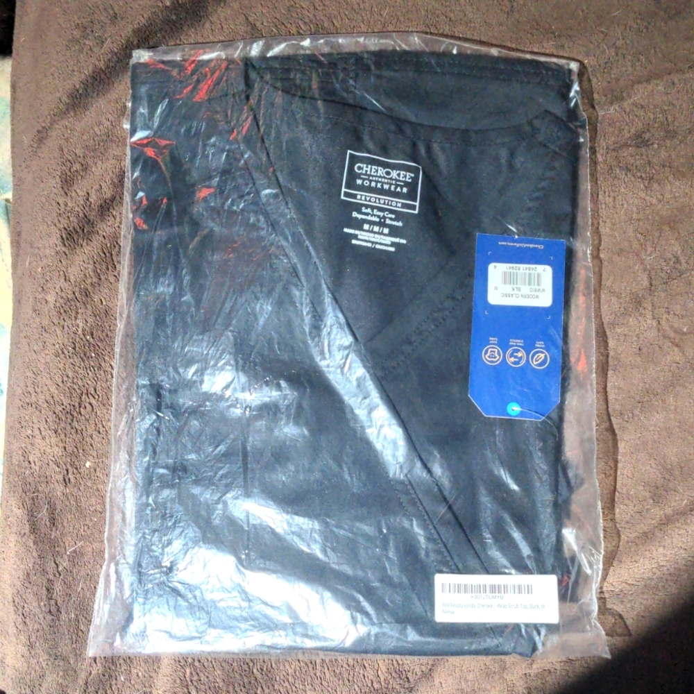 Cherokee unisex scrubs top medium